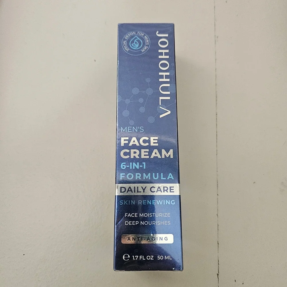 JOHOHULA Mens Face Cream‎ 6 in 1 Formula Daily Care Anti Aging 1.7 FL OZ 50 ML ~
